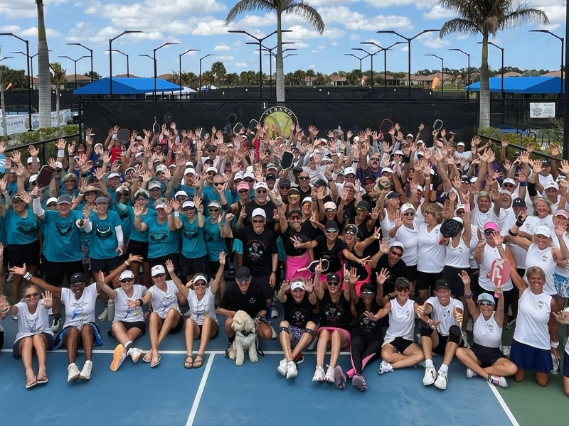 PGA Verano Cresswind Kolter Cup pickleball tournament players on the courts